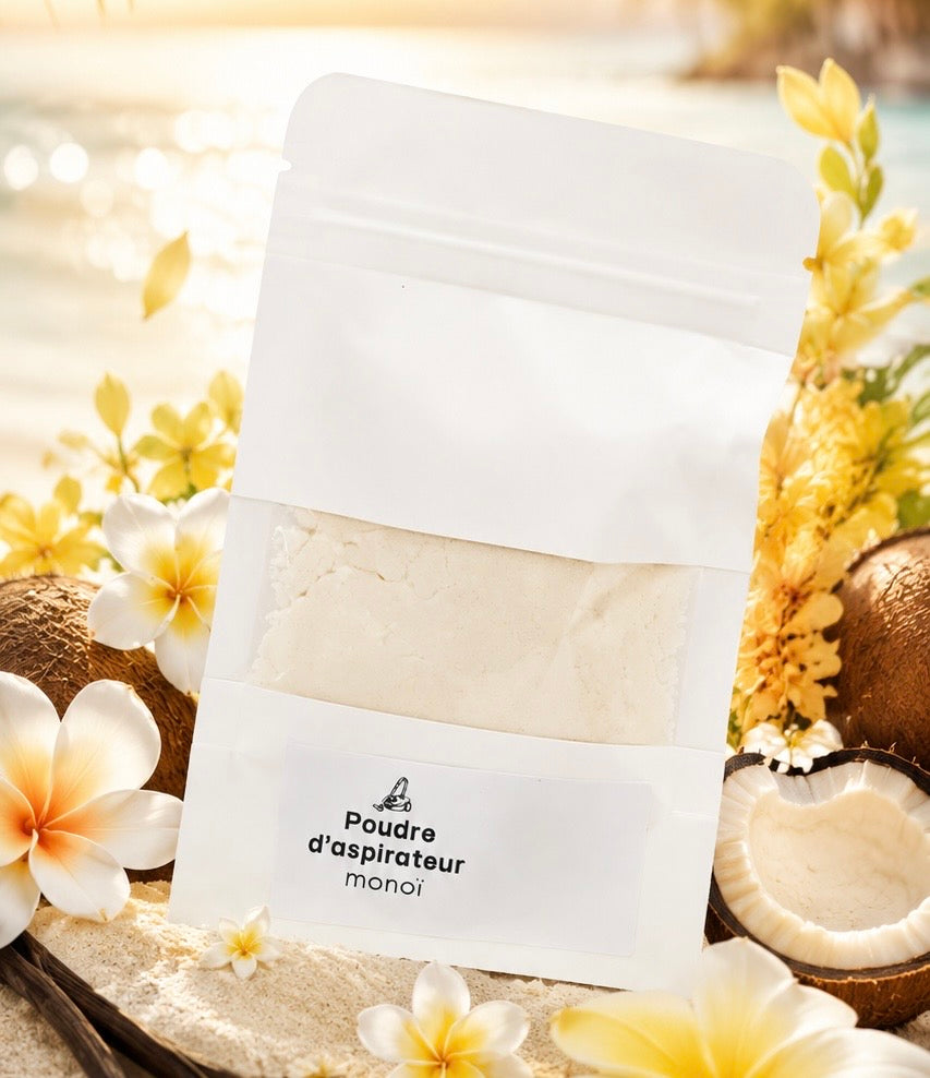 POUDRE D’ASPIRATEUR MONOÏ ☀️🌴