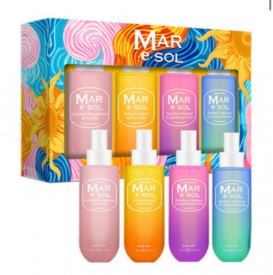 Coffret 4 Mini Brumes – Mar E Sol Collection (40 ml)