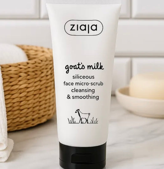Gommage Ziaja à l’Argile et au Lait de Chèvre – Exfolie, Purifie & Adoucit la Peau