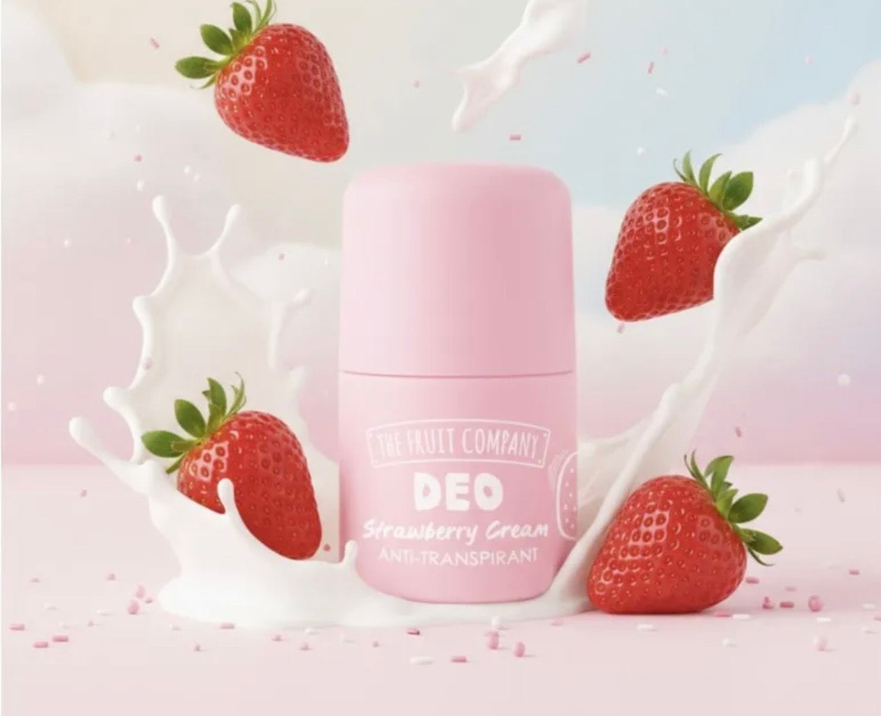 Déodorant Roll-On Fraise Chantilly – The Fruit Company