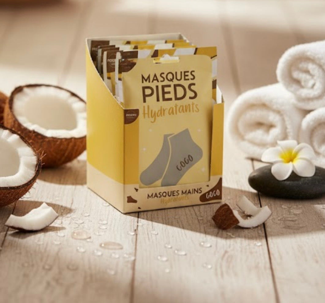 Masque Pieds Coco - hydratation profonde