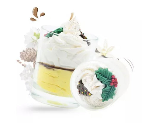 Bougie fait main  – Bûche de Noël 🎅