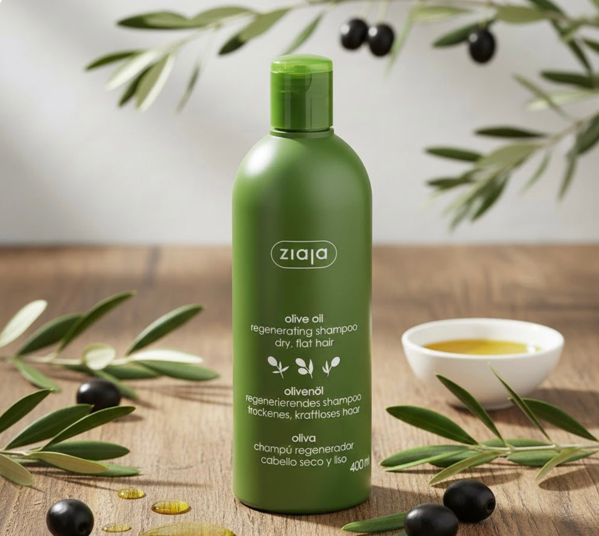 Shampoing Hydratant à l'Huile d'Olive - 400ml