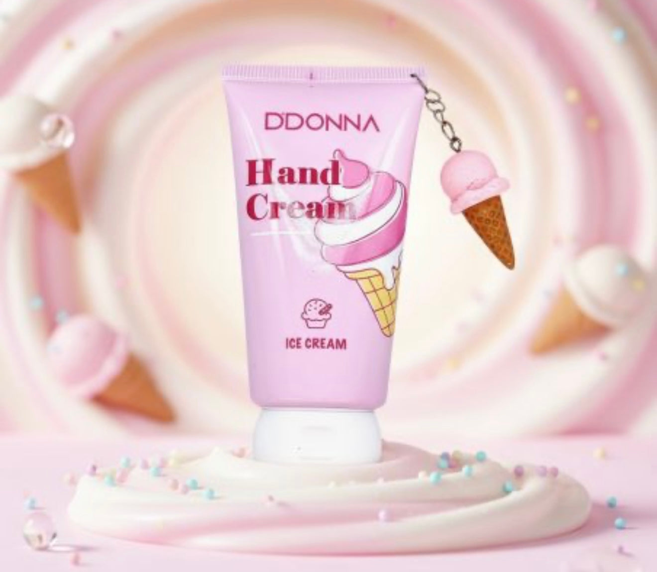 Crème mains fraise 🍓 Ice Cream 50 ml – D’Donna