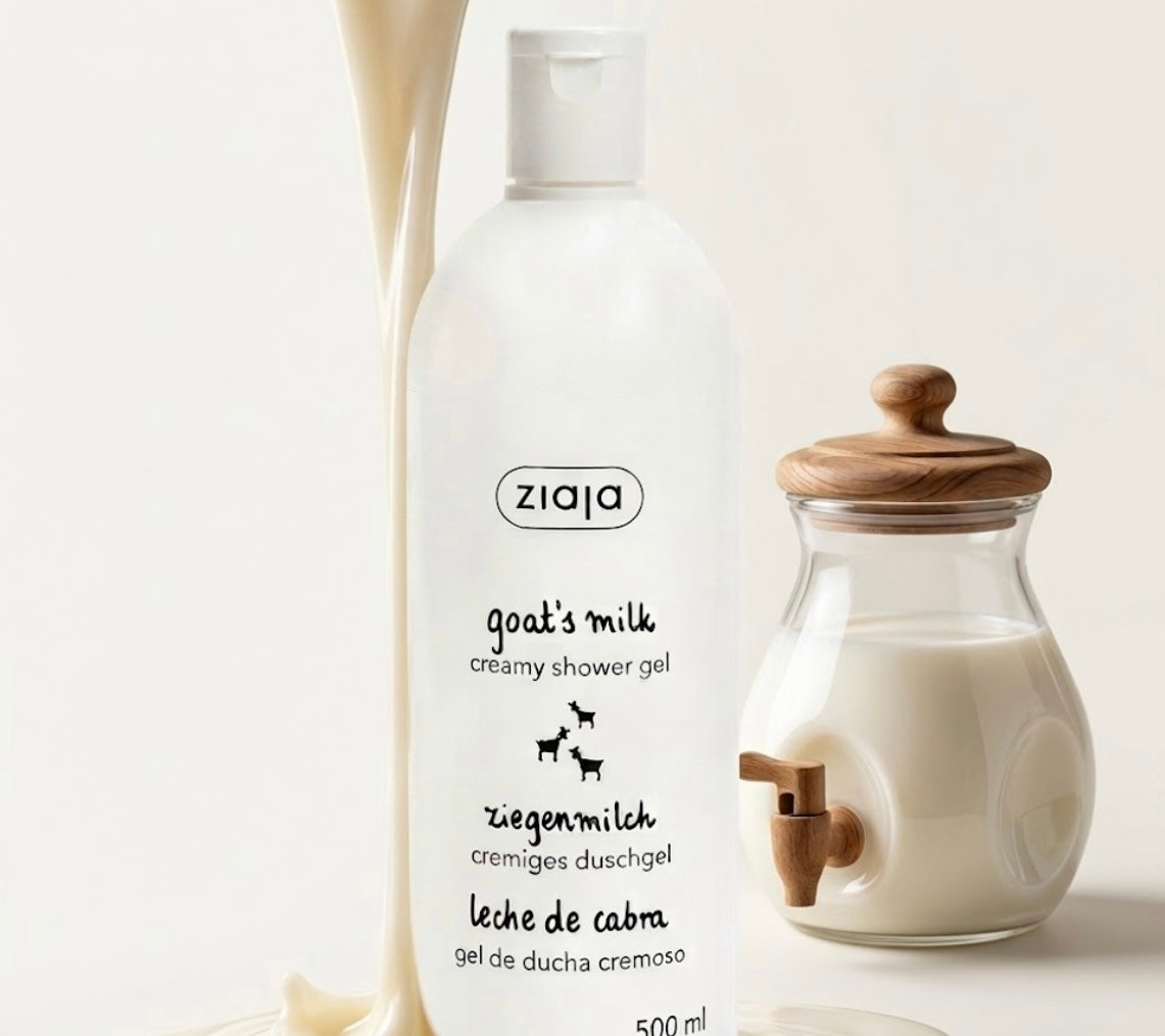 Crème de douche au lait de chèvre 🐐 - 500 ML