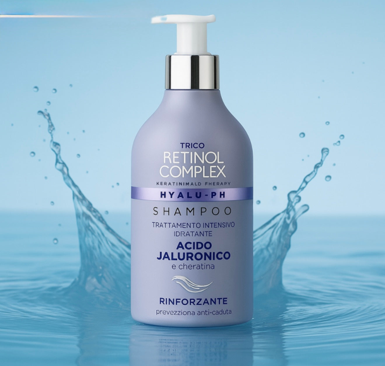 Shampoing Retinol Complex – Acide Hyaluronique & Kératine