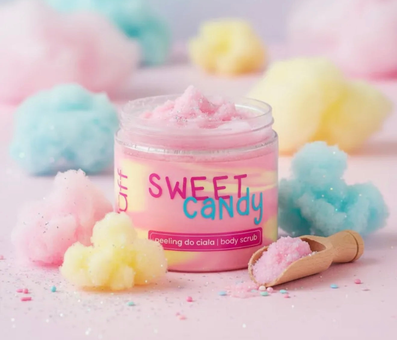 GOMMAGE CORPS GOURMAND BARBE À PAPA – 🍭