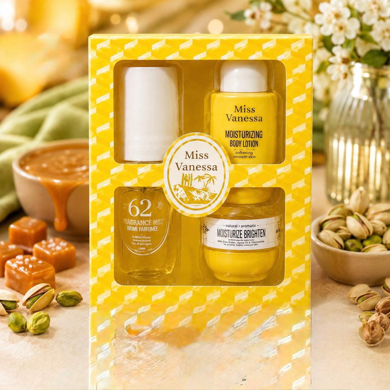COFFRET N°62 - pistache & caramel beurre salé