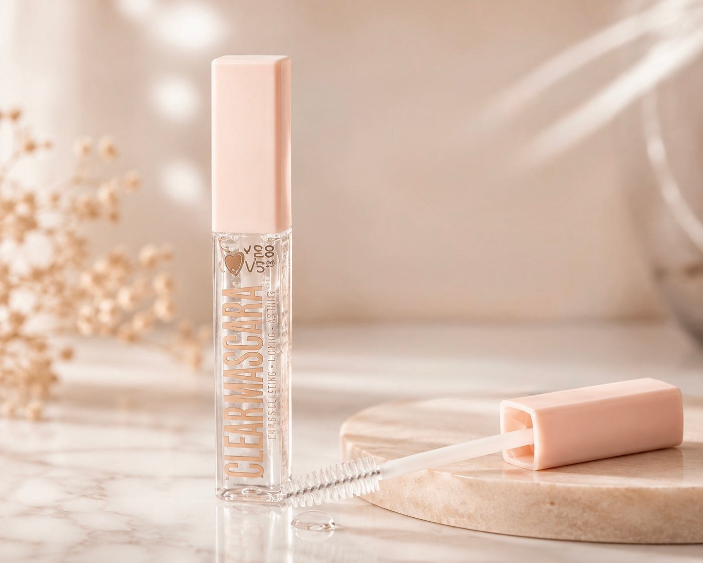 MASCARA TRANSPARENT & GEL FIXATEUR 2en1