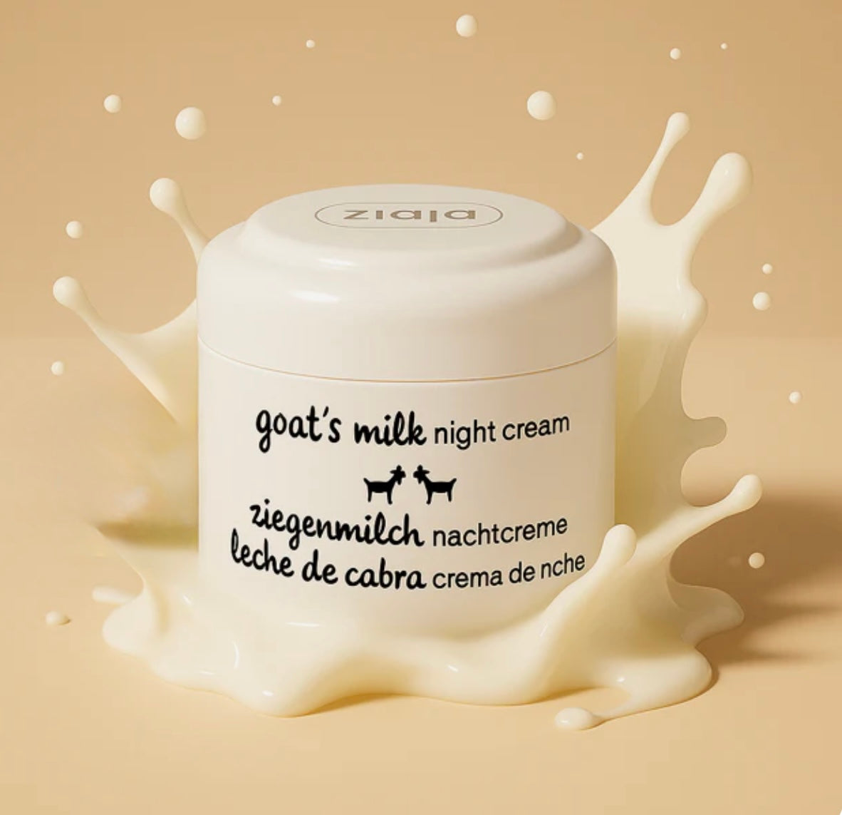 Crème nuit au lait de chèvre 🐐 - Ziaja
