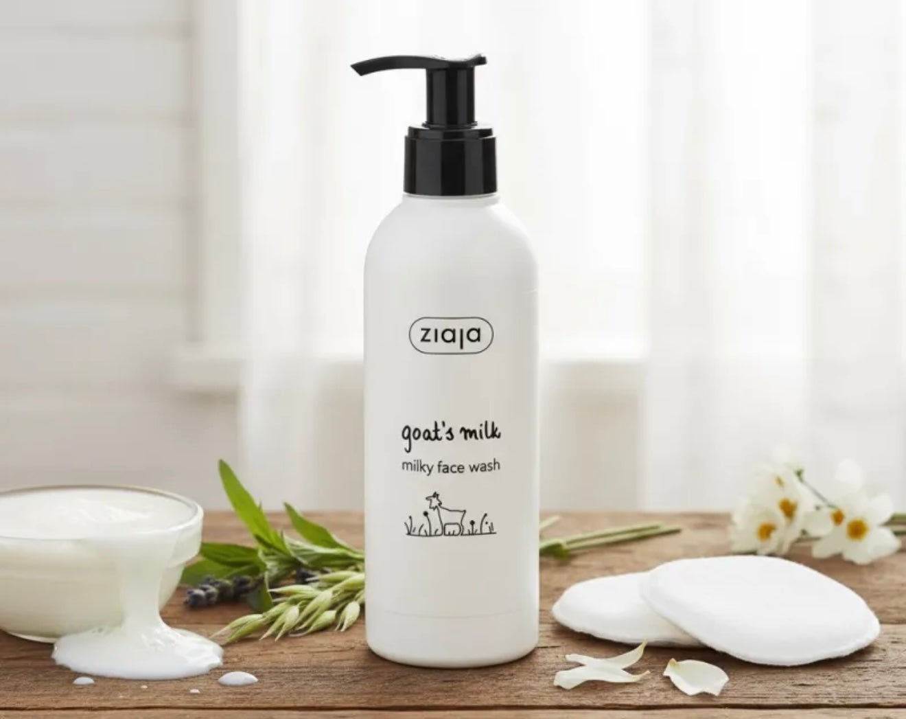 Nettoyant Visage Ziaja au Lait de Chèvre – Nettoie, Adoucit & Nourrit la Peau