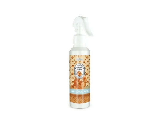Spray d’Ambiance Maison, Tissu & Voiture – Prady Caramel Beurre Salé 220 ml