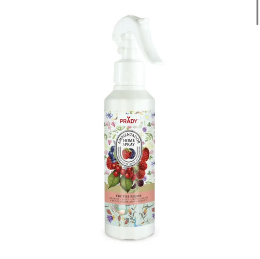 Spray d’Ambiance Fruits Rouges 220 ml – Prady
