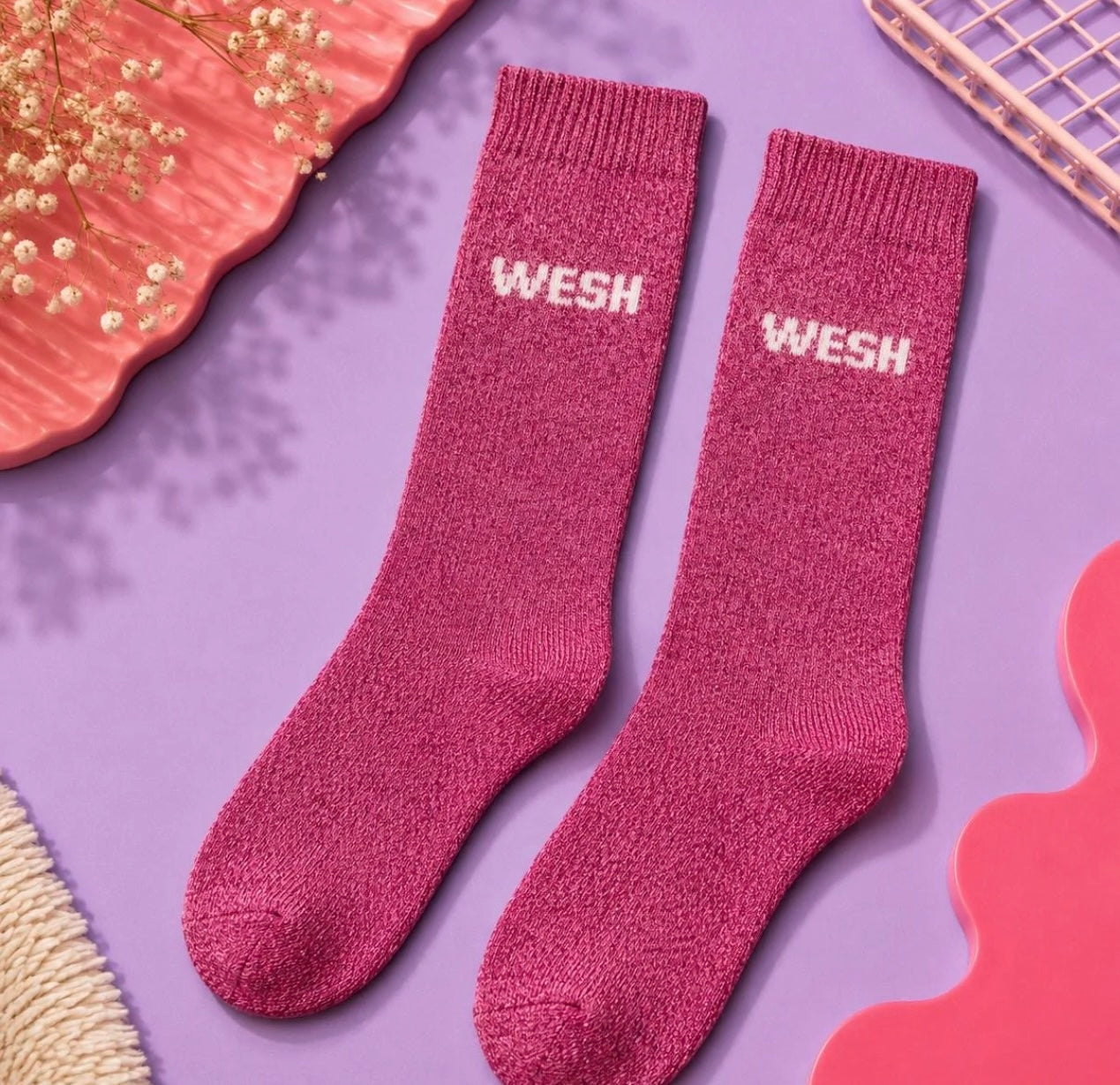 CHAUSSETTES PAILLETÉES WESH