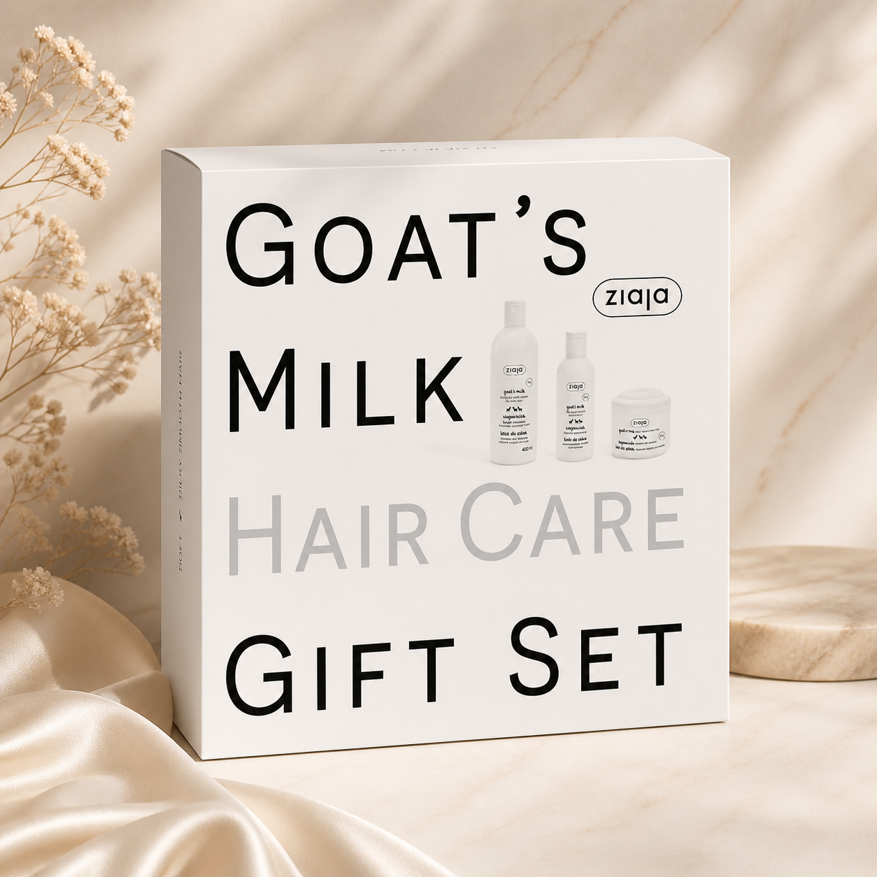 COFFRET SOINS CHEVEUX AU LAIT DE CHÈVRE