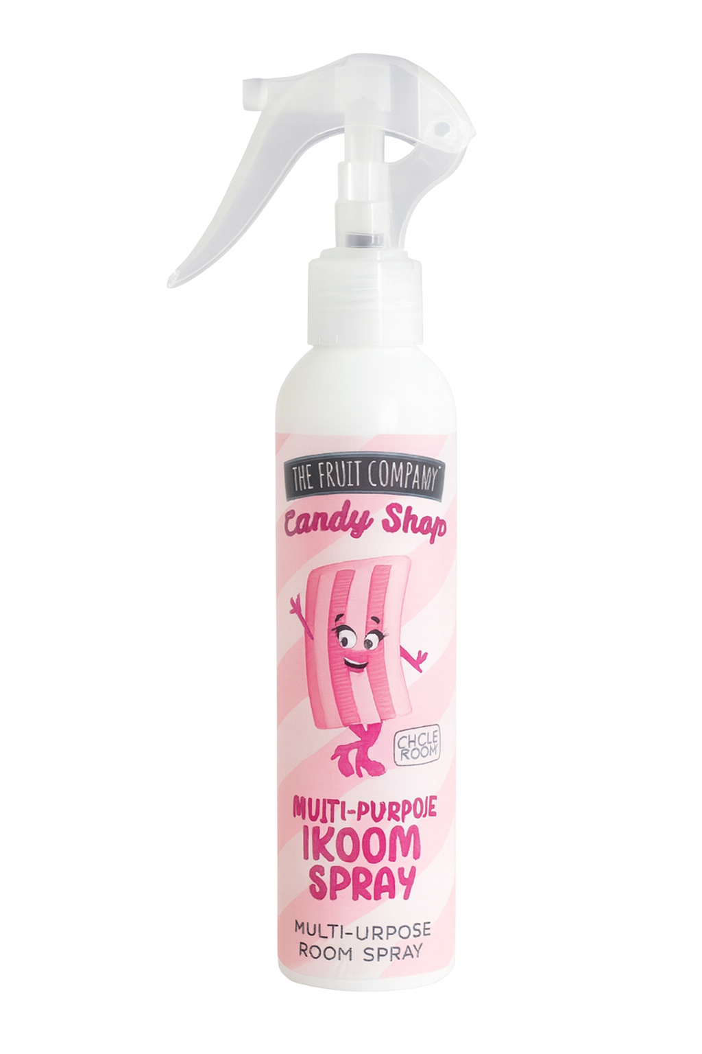 Spray Ambiance Air & Tissu – Chewing-Gum à la Fraise 250 ml – The Fruit Company Candy Shop