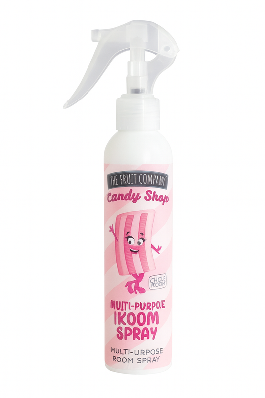 Spray Ambiance Air & Tissu – Chewing-Gum à la Fraise 250 ml – The Fruit Company Candy Shop
