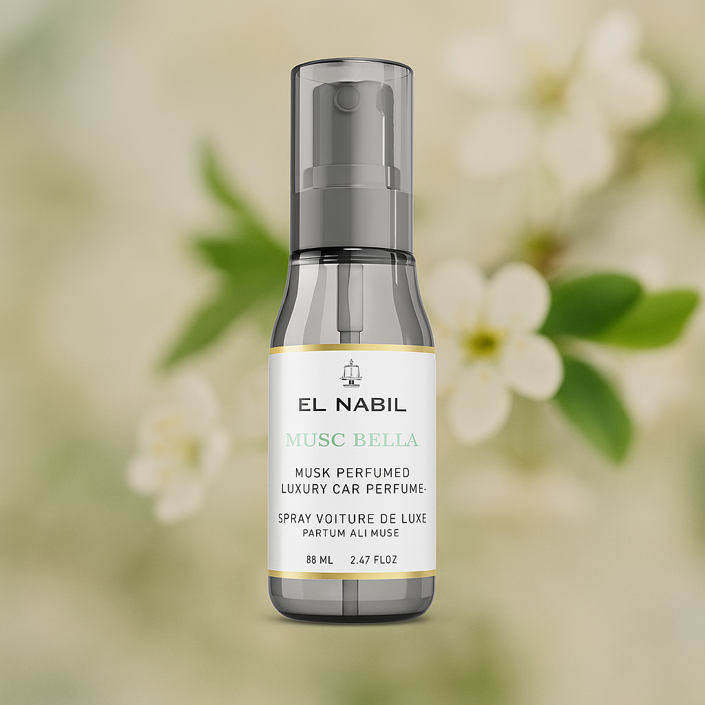 Spray Parfumé pour Voiture – Senteur Musk Bella 85 ml | El Nabil