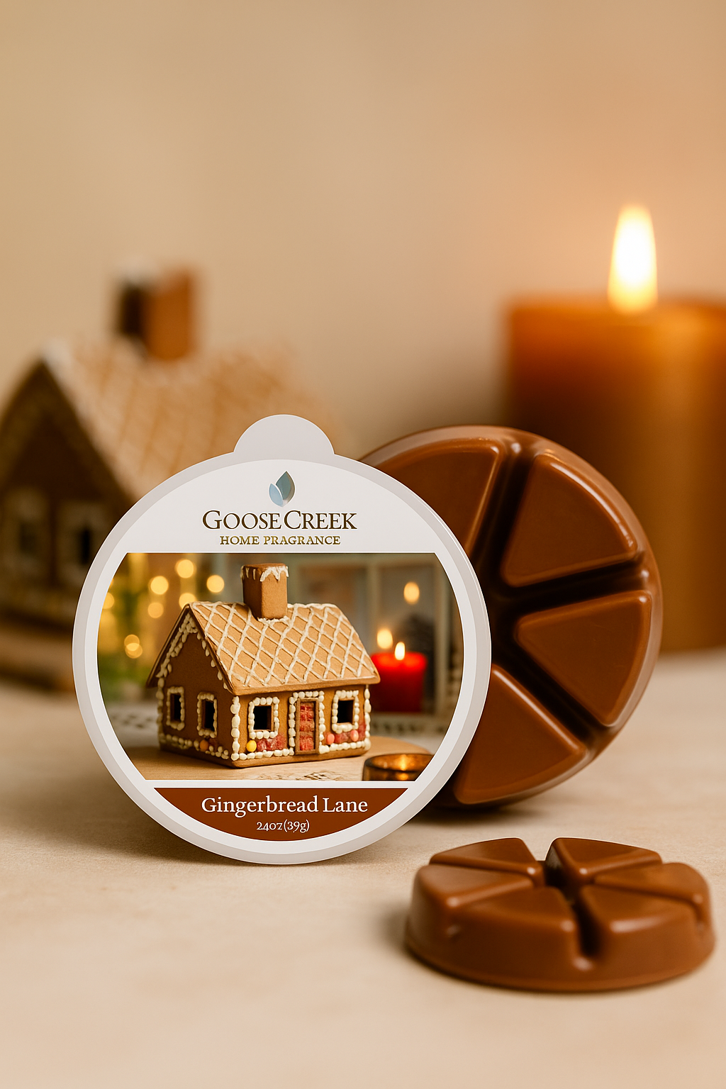 Gingerbread Lane – Goose Creek Candle® Cire fondante (59 g)
