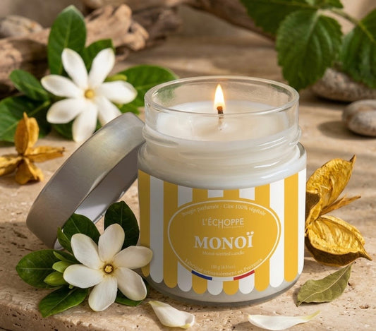BOUGIE PARFUMÉE - MONOÏ 🌴☀️