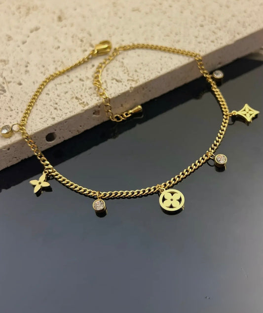 Chaîne de cheville - breloque