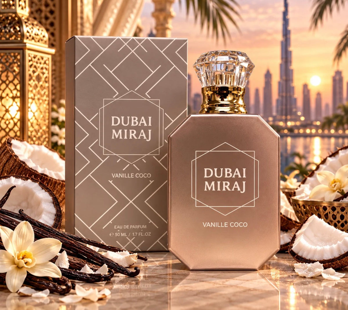 🤎🥥 DUBAÏ MIRAJ – VANILLE COCO ✨🌴
