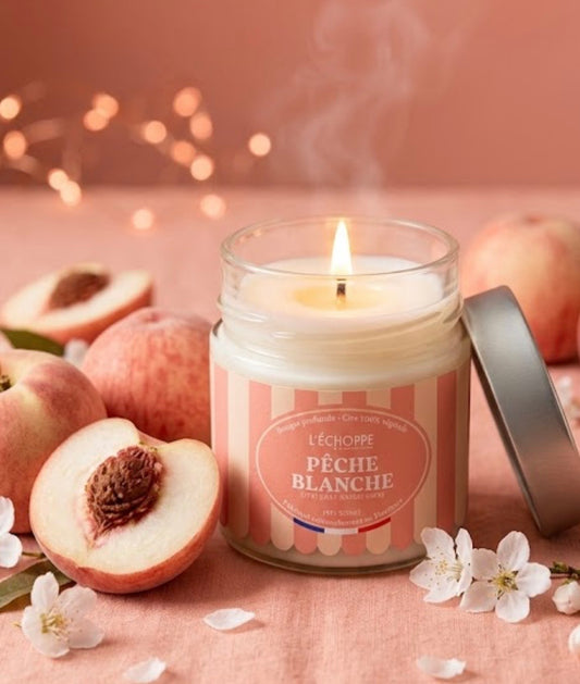 BOUGIE PARFUMÉE - PÊCHE BLANCHE