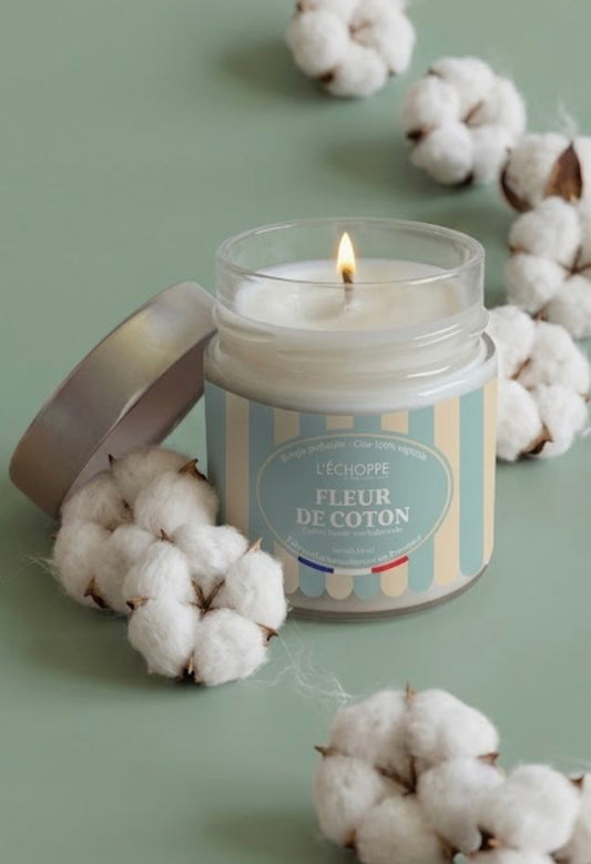 BOUGIE PARFUMÉE - FLEUR DE COTON