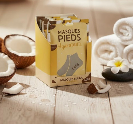 Masque Pieds Coco - hydratation profonde