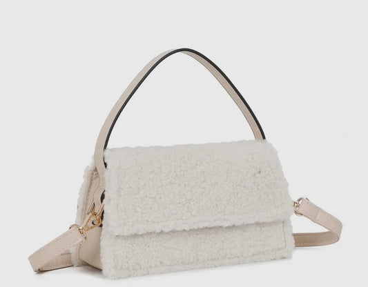 Sac Rosino Fluffy - Taupe clair