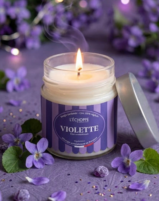 BOUGIE PARFUMÉE VIOLETTE