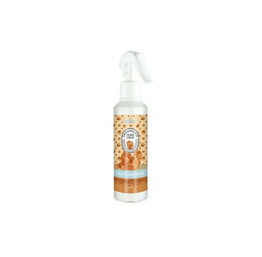 Spray d’Ambiance Maison, Tissu & Voiture – Prady Caramel Beurre Salé 220 ml