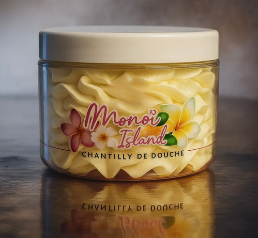 Chantilly de Douche Monoï Island – 100 g de Douceur Exotique