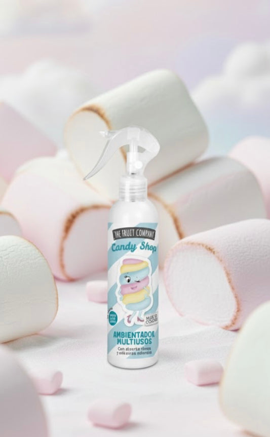 Spray Ambiance Air & Tissu – Marshmallow 250 ml – The Fruit Company Candy Shop