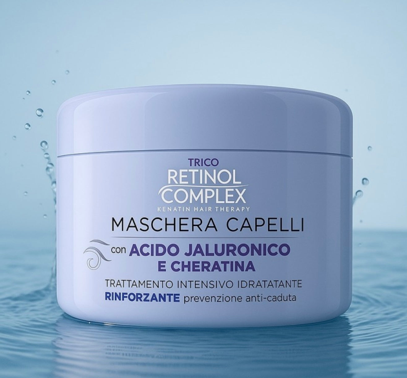 Masque Cheveux Retinol Complex – Acide Hyaluronique & Kératine