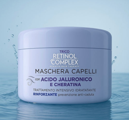 Masque Cheveux Retinol Complex – Acide Hyaluronique & Kératine
