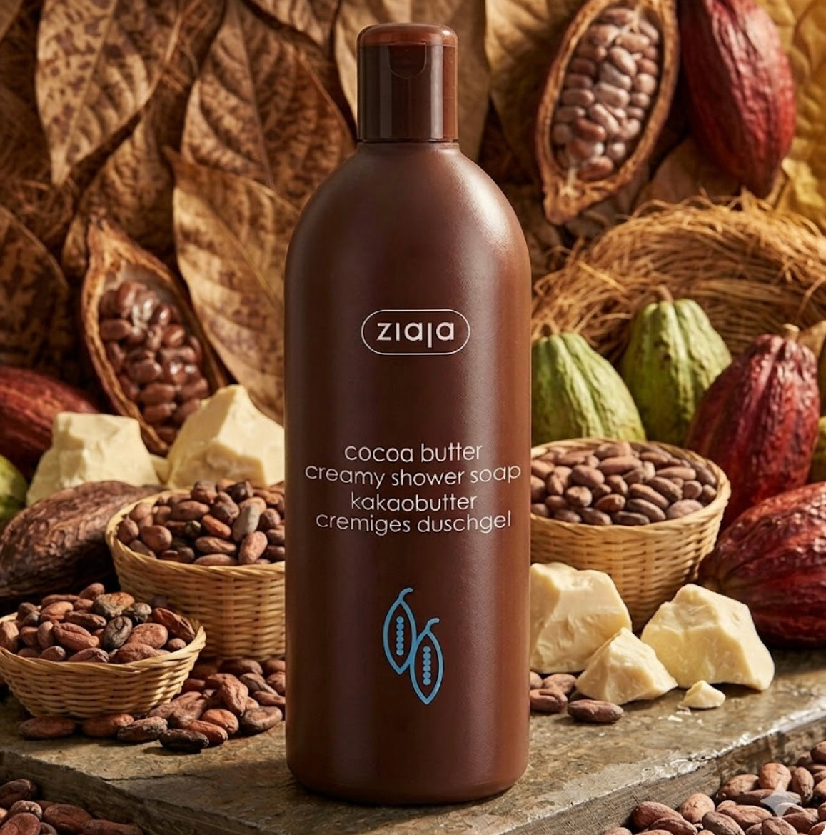 Gel douche nourrissant au beurre de Cacao - 500 ml
