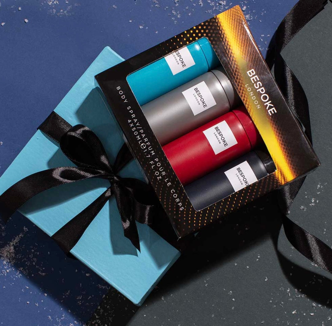 Coffret 4 Mini Sprays Parfumés pour Homme Bespoke 50 ml