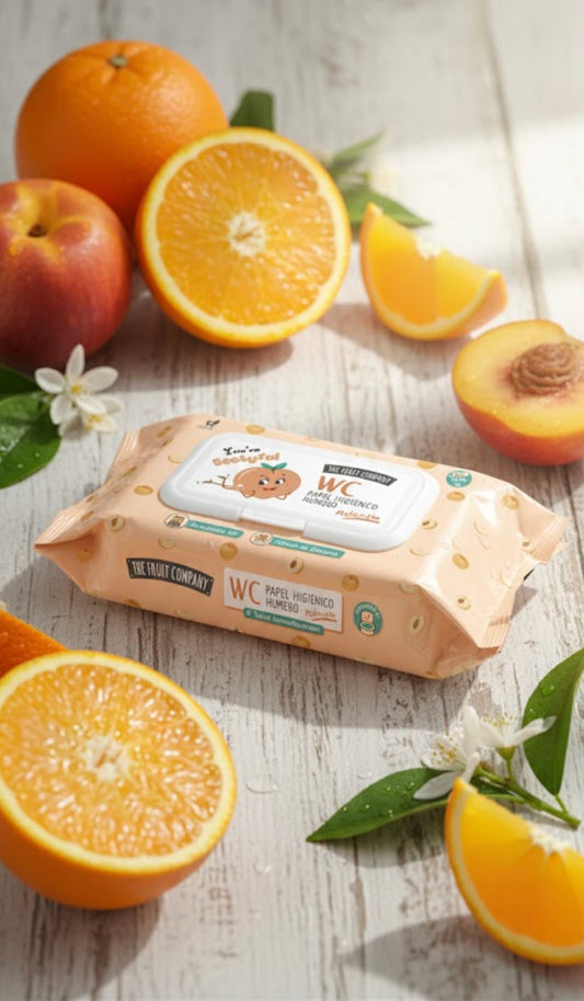 Lingettes Pêche  – Douceur signée The Fruit Company 🍑