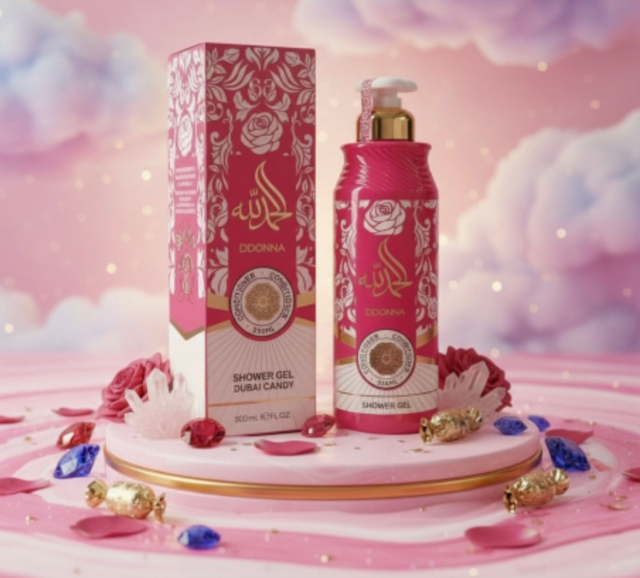 Gel douche à la kératine Yara Candy – 520 ml