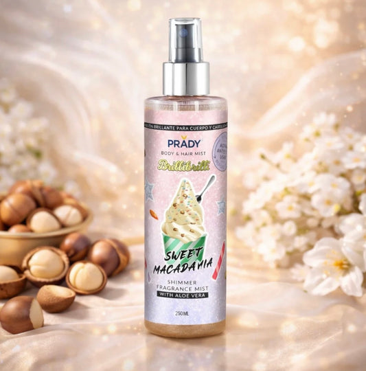 BRUME SCINTILLANTE PARFUMÉE - SWEET MACADAMIA