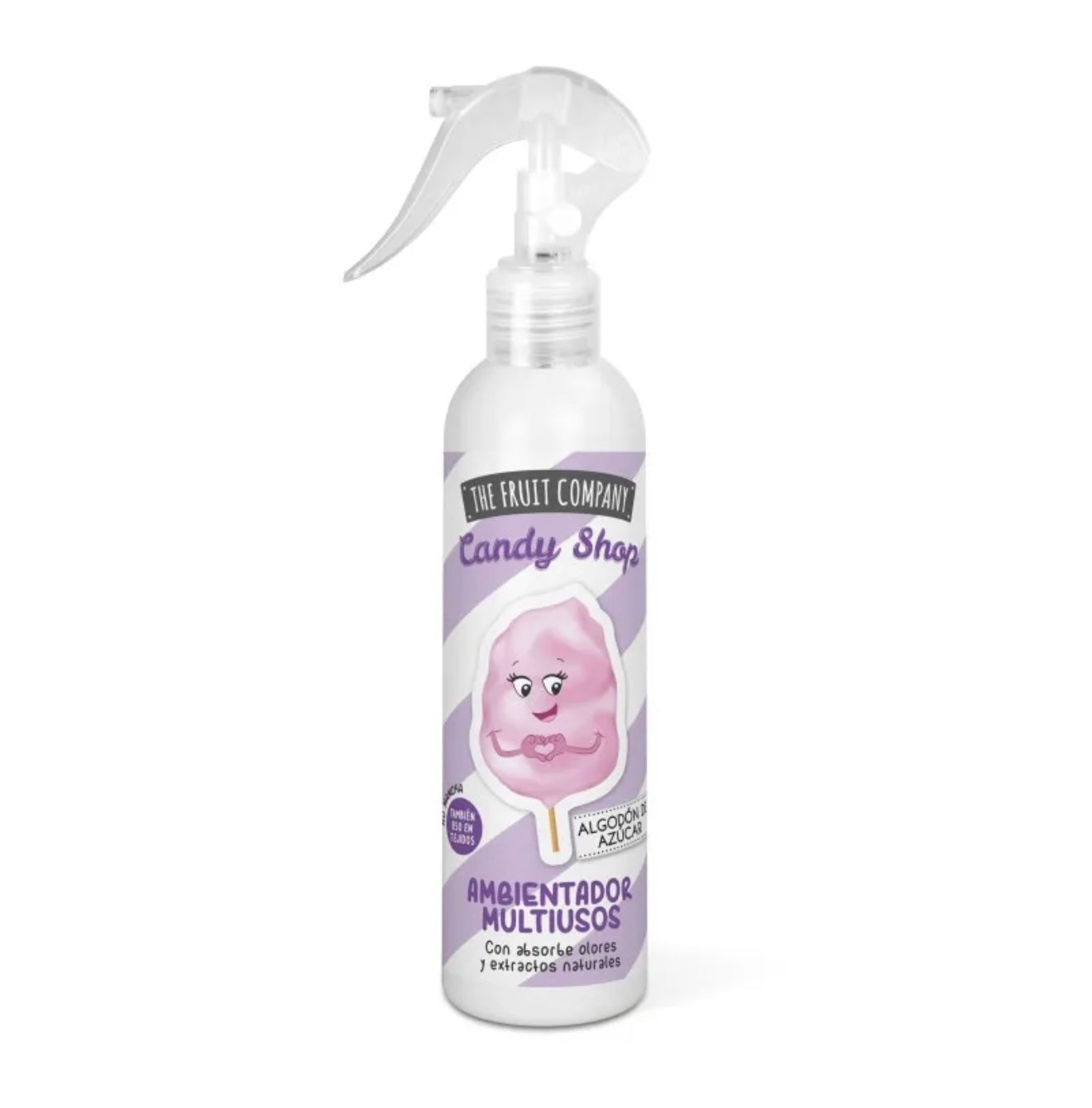 Spray Ambiance Air & Tissu – Barbe à Papa 200 ml – The Fruit Company Candy Shop