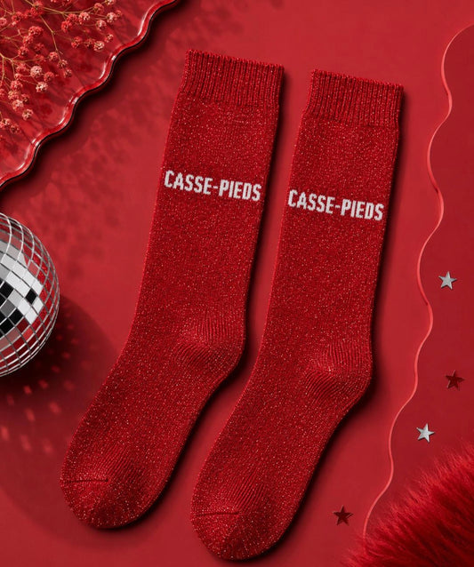 CHAUSSETTES PAILLETÉES CASSE-PIEDS