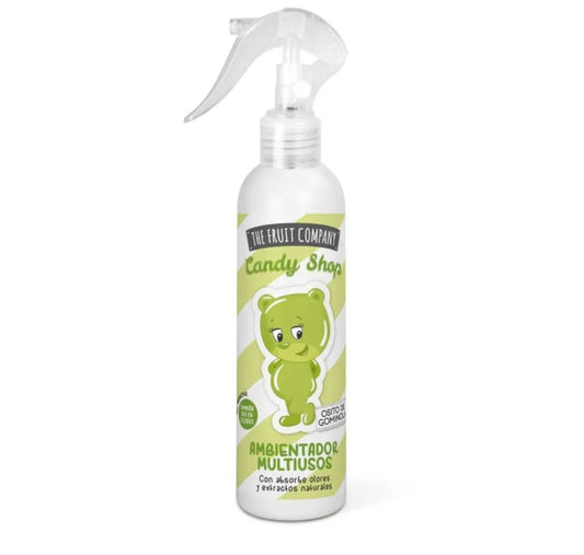 Spray Ambiance Air & Tissu – Ourson Guimauve 250 ml – The Fruit Company Candy Shop