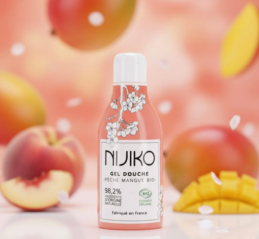 Gel douche Bio - Pêche & Mangue