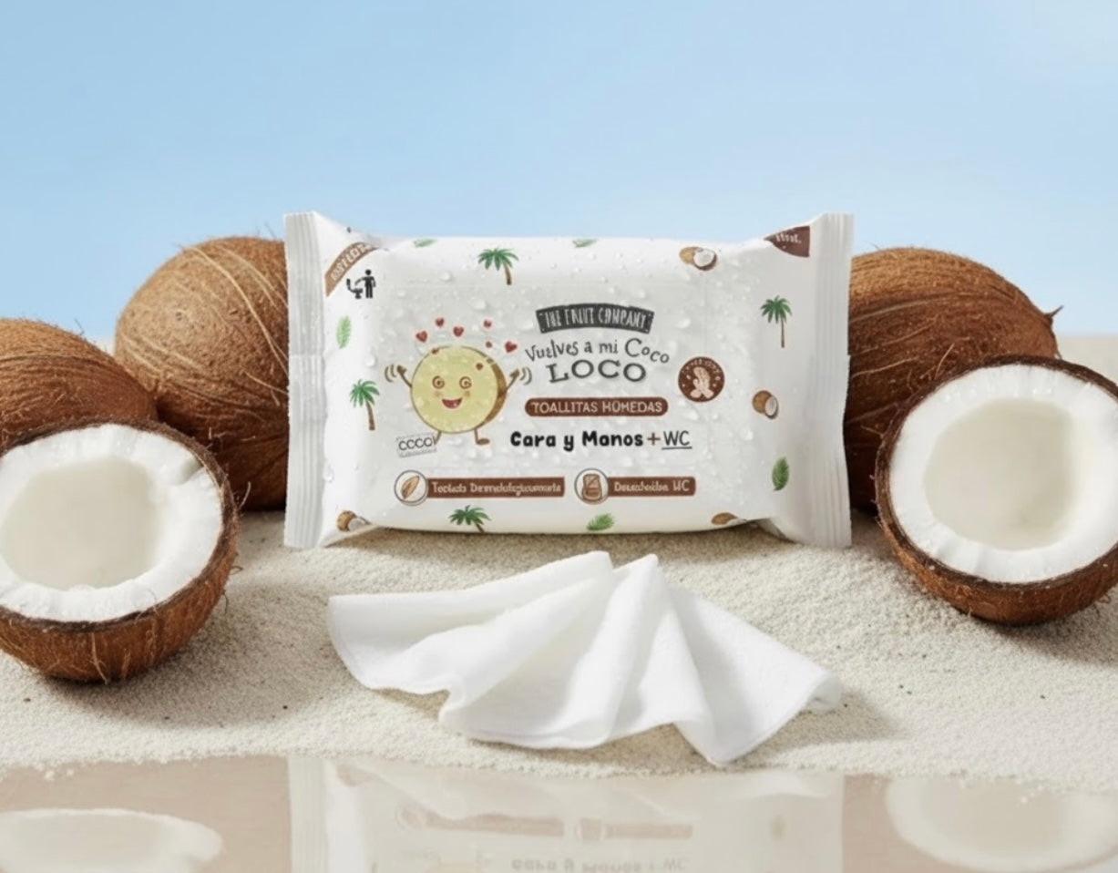 Lingettes biodégradable WC - Coco