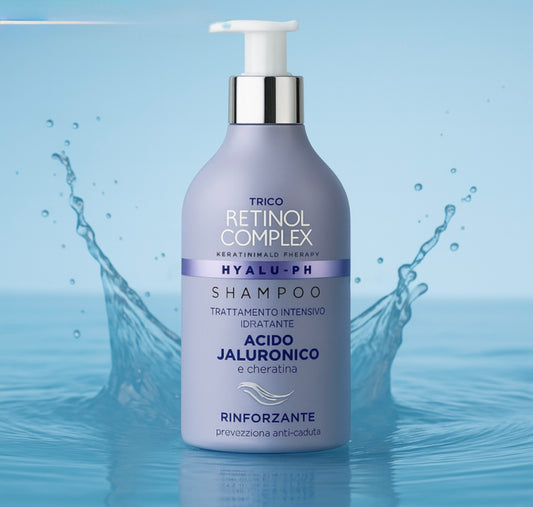 Shampoing Retinol Complex – Acide Hyaluronique & Kératine