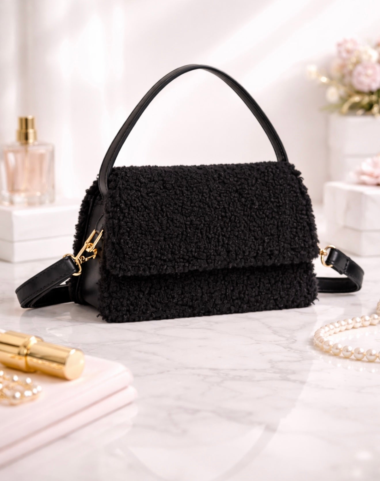 Sac Rosino Fluffy - Black