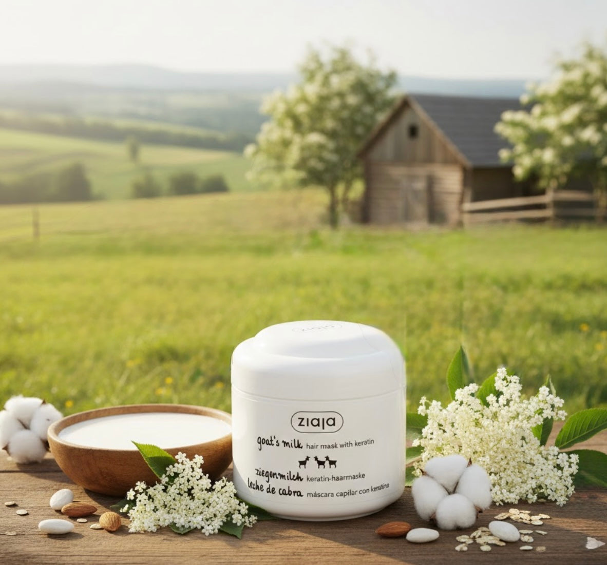 Masque cheveux à la kératine et au lait de Chèvre