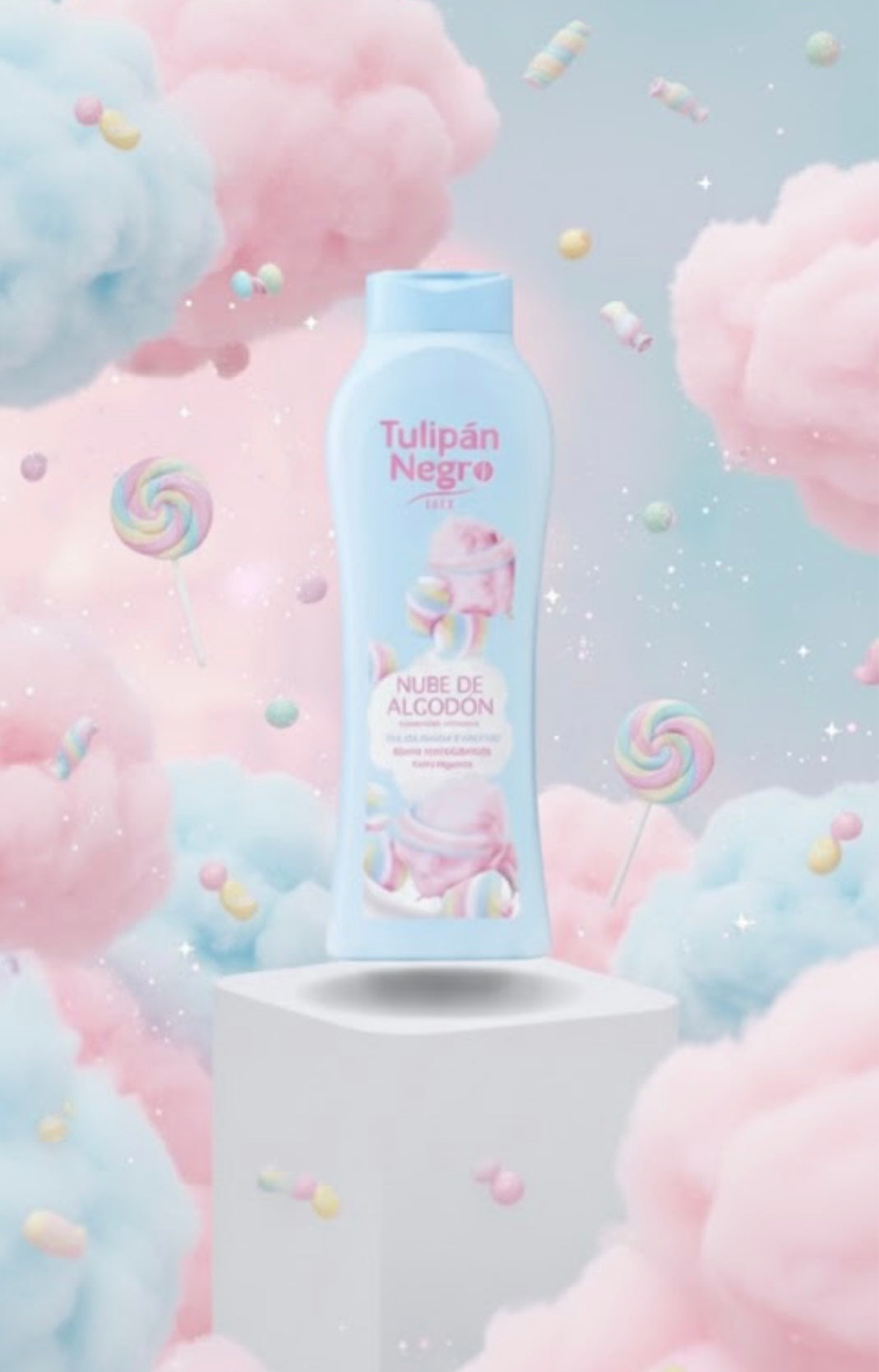 Gel Douche Barbe à Papa 650ml – Tulipán Negro